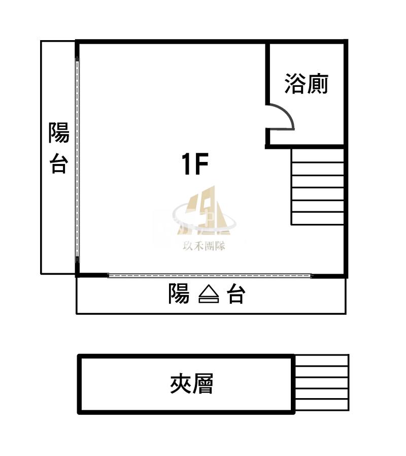 【玖禾】客運園區璟都麗緻雙車店面辦公室S5房屋室內格局與周邊環境