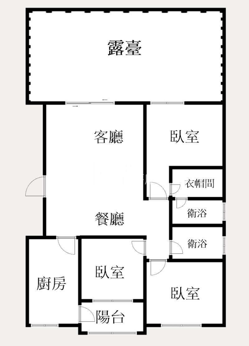 【安家】內壢車站大學社區露臺三房車房屋室內格局與周邊環境