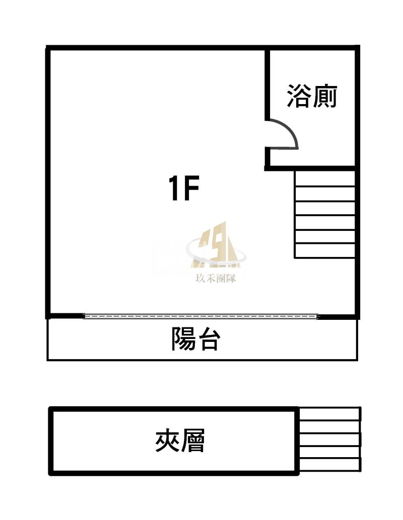 【玖禾】客運園區璟都麗緻雙車店面工作室S3房屋室內格局與周邊環境