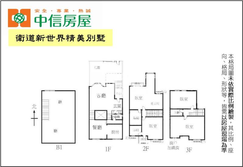 衛道新世界美別墅房屋室內格局與周邊環境