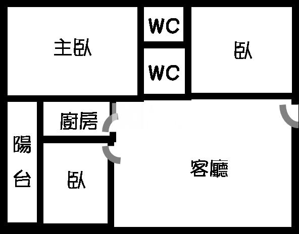 員林近龍燈公園全新整理華廈房屋室內格局與周邊環境