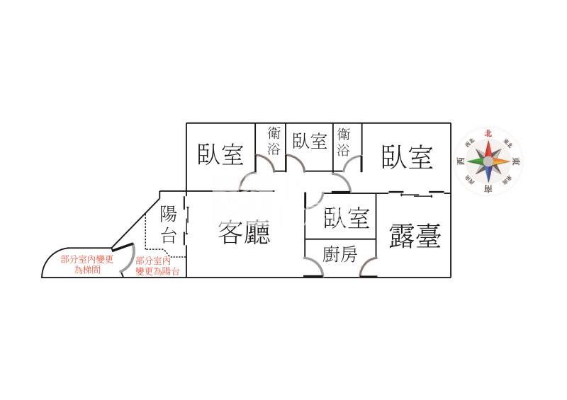 太平運動場超美4房房屋室內格局與周邊環境