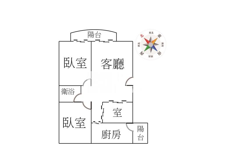 二中低總價2+1房附車位房屋室內格局與周邊環境