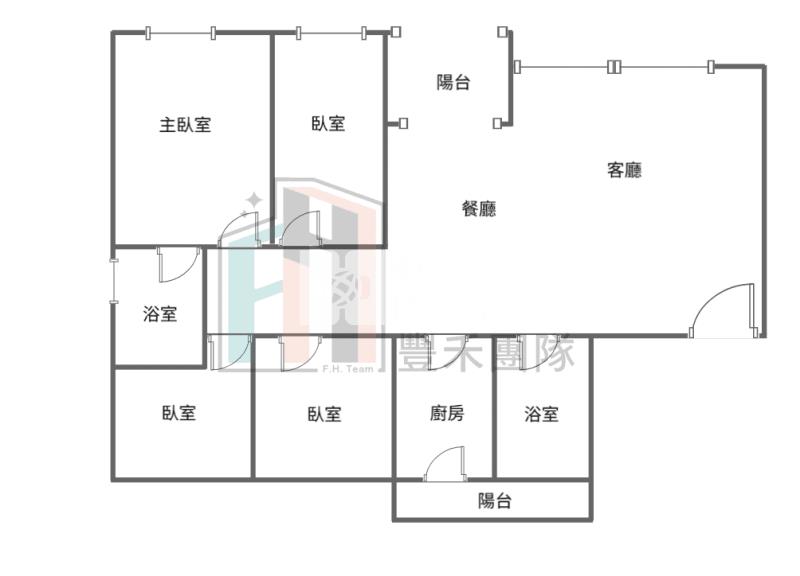 【豐禾】平鎮南勢重劃區美活市四房車房屋室內格局與周邊環境