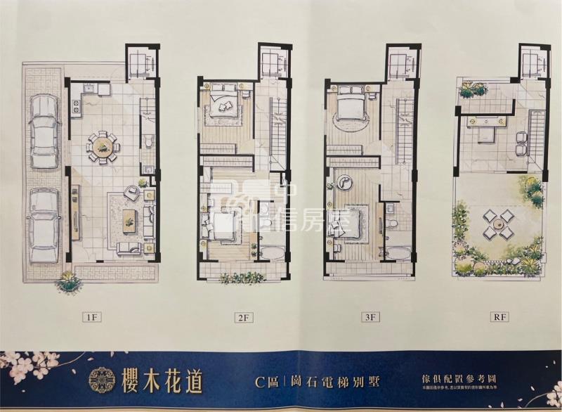 富岡最美【櫻木花道】電梯雙車別墅房屋室內格局與周邊環境