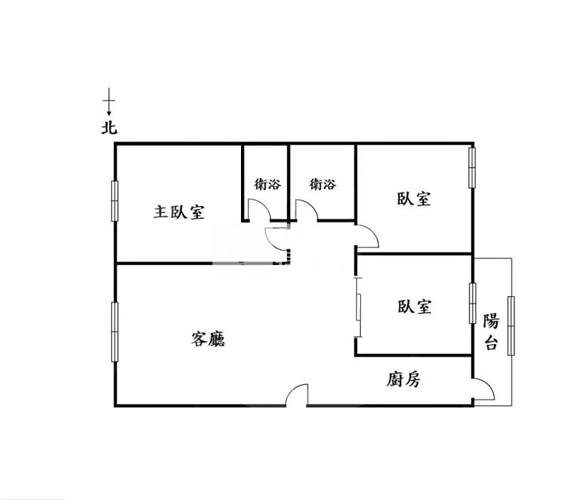 惠文國小三房平車輕屋齡房屋室內格局與周邊環境