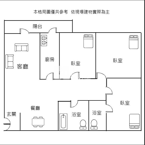 東區桃三街全新整美寓房屋室內格局與周邊環境