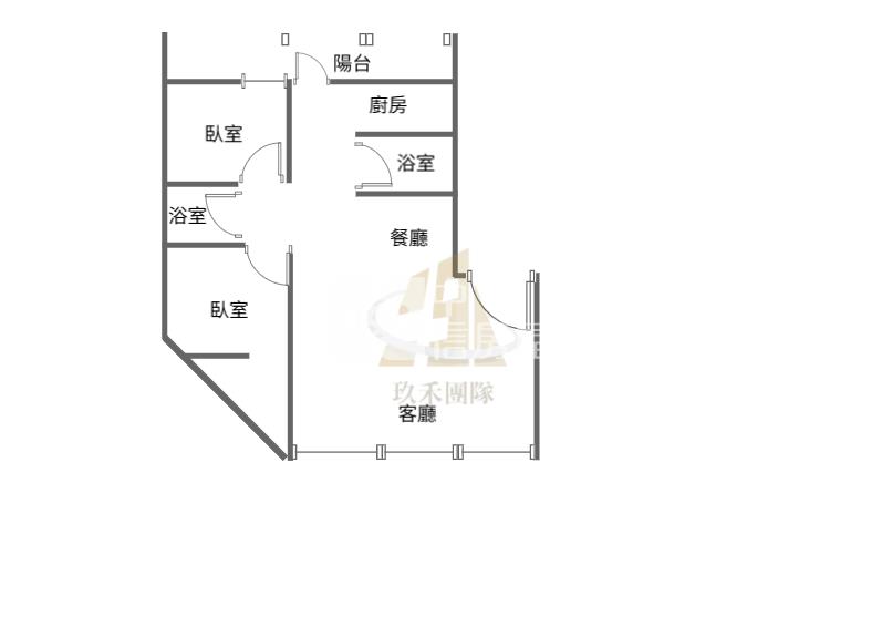 【玖禾】【專】(獨家)桃園武陵商圈2房房屋室內格局與周邊環境