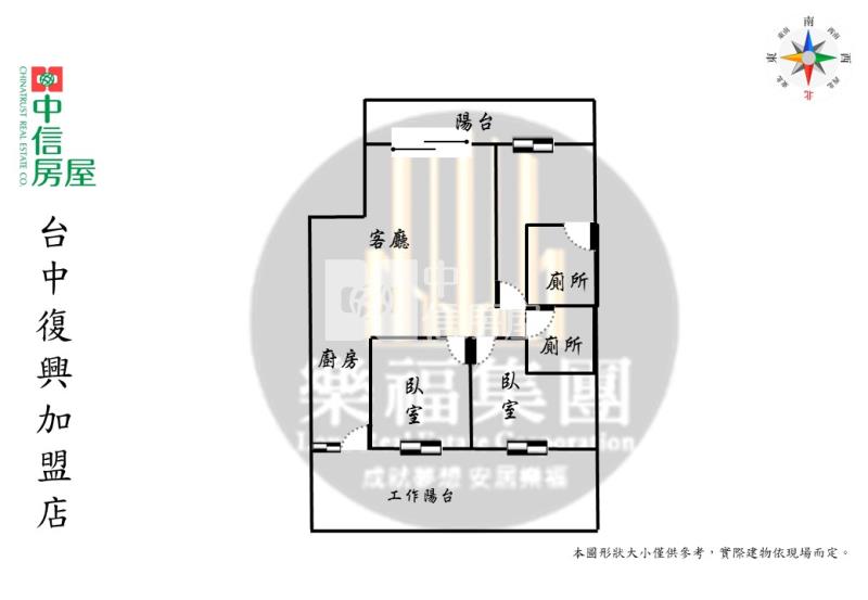 近五權車站三面採光三大房美屋房屋室內格局與周邊環境