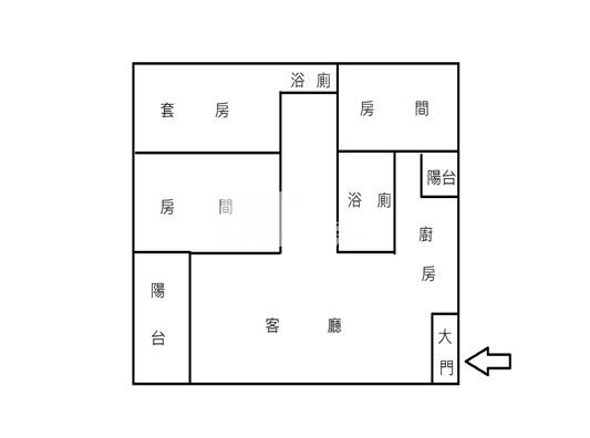 縣民公園華廈房屋室內格局與周邊環境