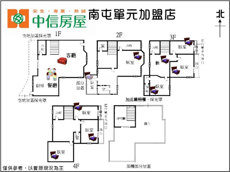 嶺東商圈大地坪別墅房屋室內格局與周邊環境