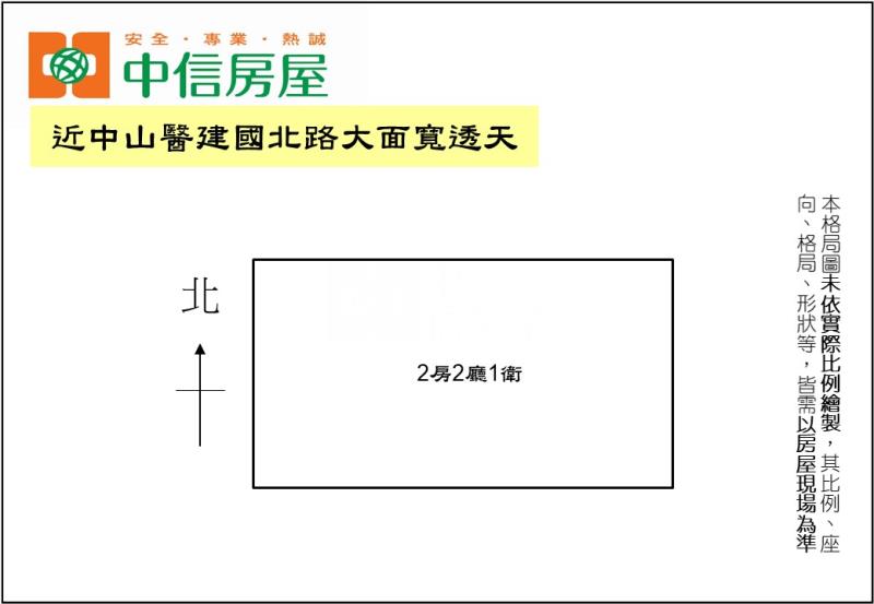 近中山醫建國北路大面寬透天房屋室內格局與周邊環境