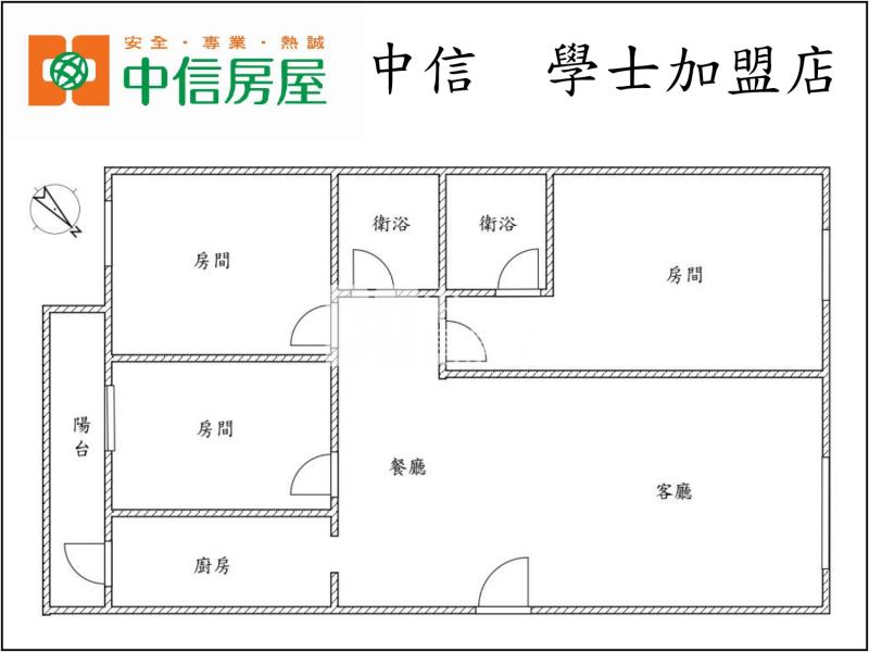 太宇尊爵3房平車★松竹捷運雙鐵共構房屋室內格局與周邊環境