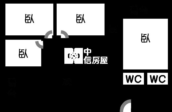 員林市中心大同學區大坪數松柏雙子星華廈房屋室內格局與周邊環境