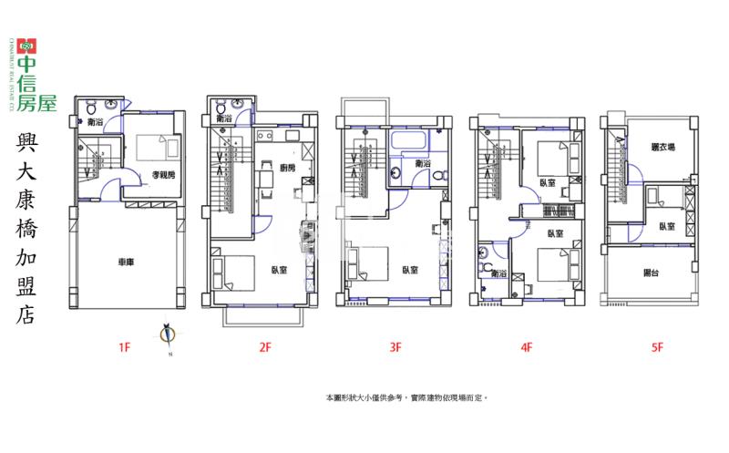 君艦建設輕屋齡12米計畫道路無抗性6房天然氣孝親別墅房屋室內格局與周邊環境