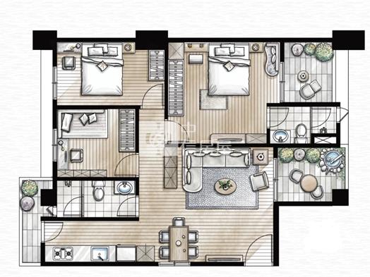 萬丹生活圈3房平車新成屋房屋室內格局與周邊環境