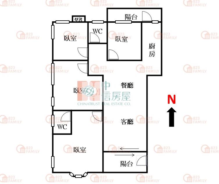 頭家國小榮興商圈稀有四房房屋室內格局與周邊環境