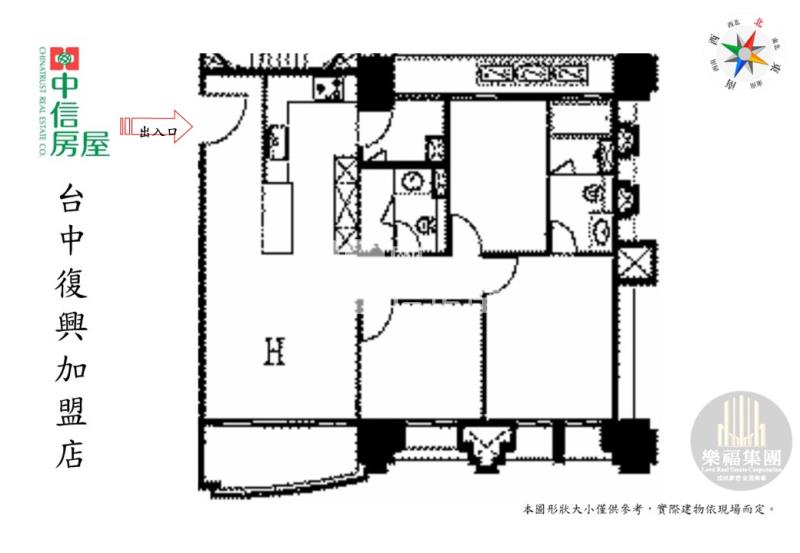 (千謙苑)千謙苑朝南高樓層視野雙平車房屋室內格局與周邊環境