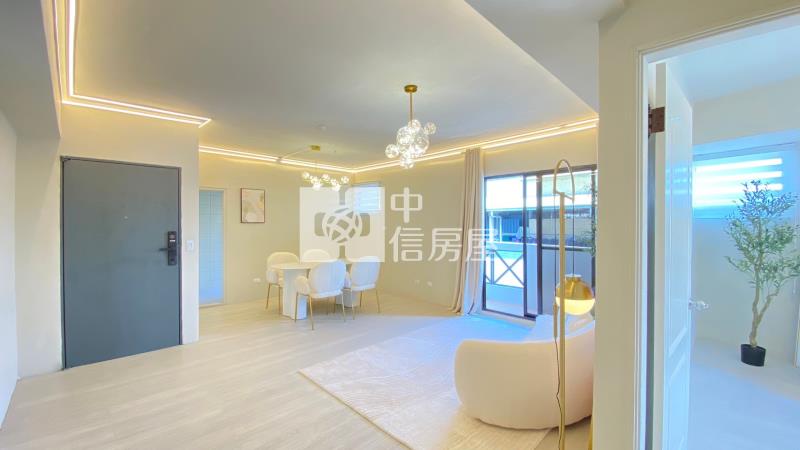 北太平奶油風溫馨角間大四房車位三陽台房屋室內格局與周邊環境