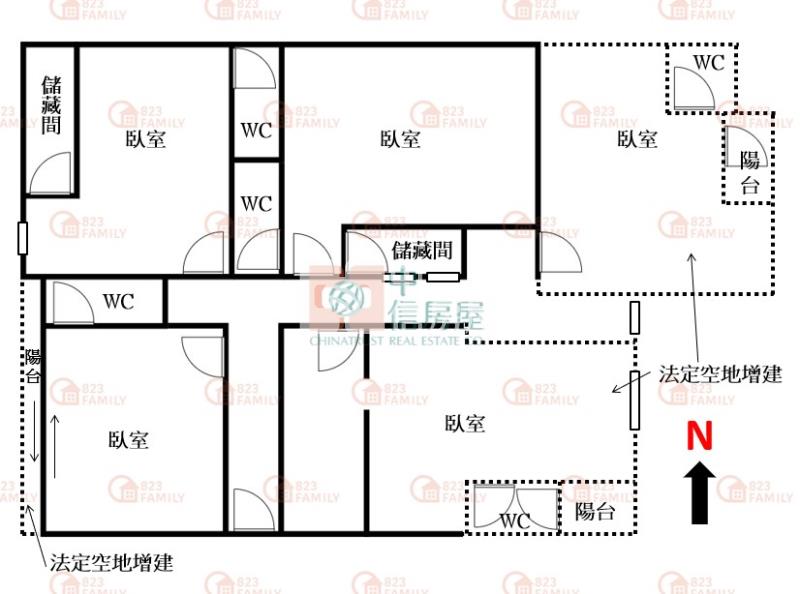 中興大學收租五套房屋室內格局與周邊環境