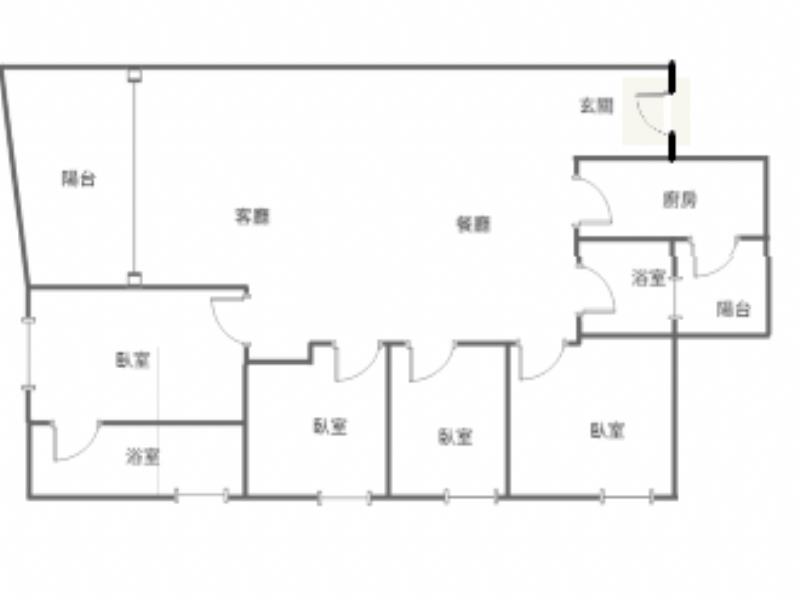 東城100精美大四房房屋室內格局與周邊環境