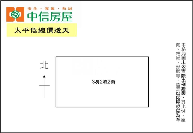 太平低總價透天房屋室內格局與周邊環境