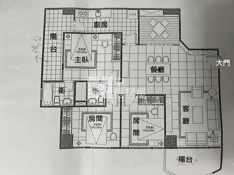屏東房屋 氣宇山河清新3+1房屋室內格局與周邊環境
