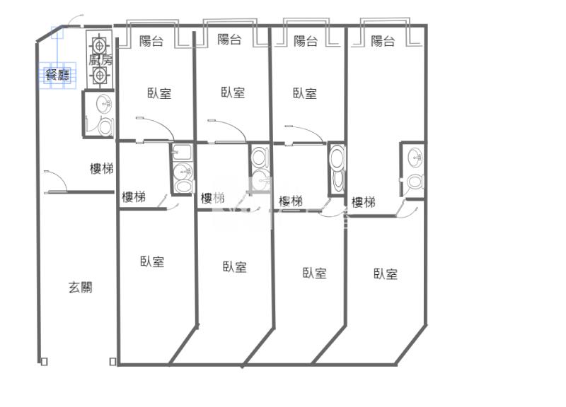 幸福景觀綠地透天房屋室內格局與周邊環境