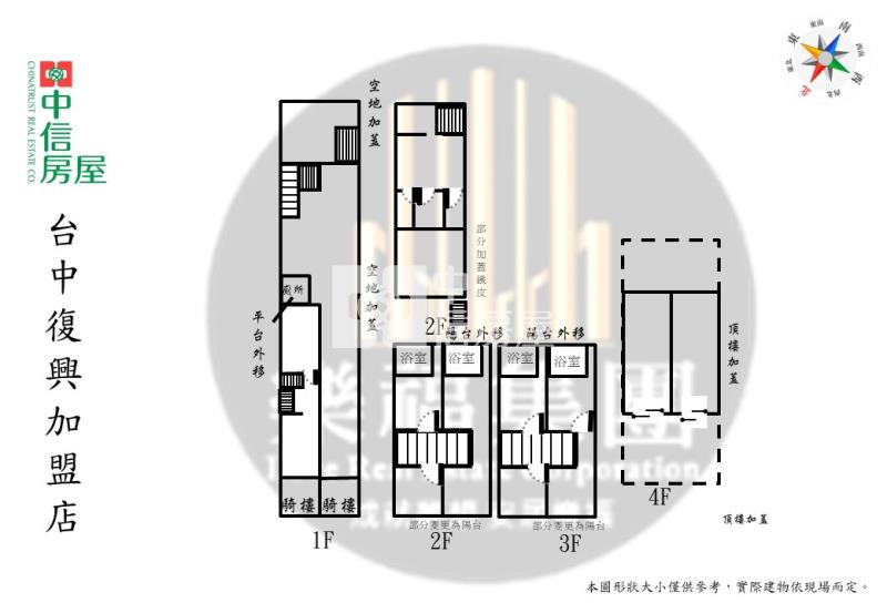 烏日正30米路乙工廠房房屋室內格局與周邊環境