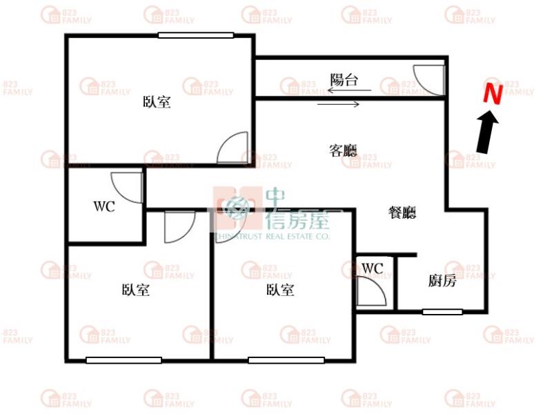 東海大肚全新精緻裝潢三房美寓房屋室內格局與周邊環境