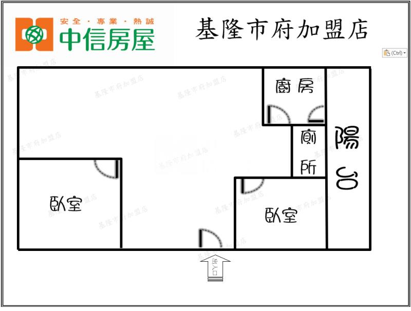 ◆火車站旁電梯2房房屋室內格局與周邊環境
