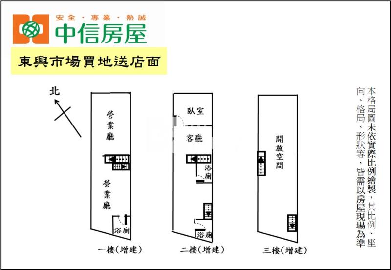 東興市場買地送店面房屋室內格局與周邊環境