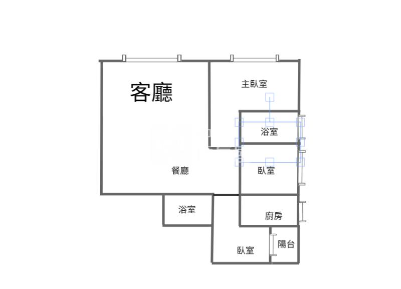 海華巴黎三房車房屋室內格局與周邊環境