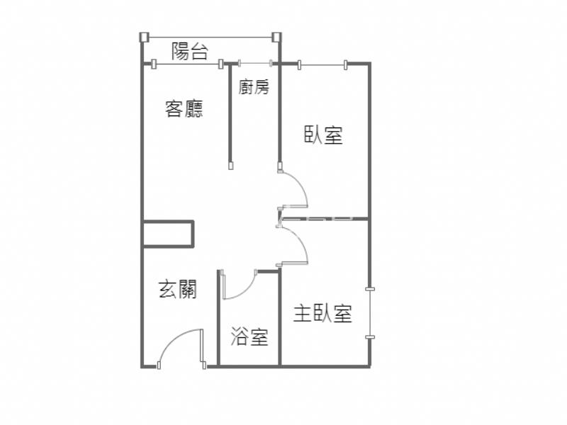 高鐵水岸景觀兩房車位房屋室內格局與周邊環境