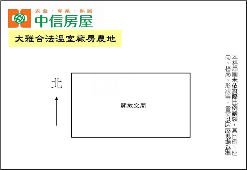 大雅合法溫室廠房農地房屋室內格局與周邊環境
