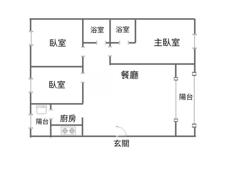 【奔馳】桃園江山/低公設三房房屋室內格局與周邊環境