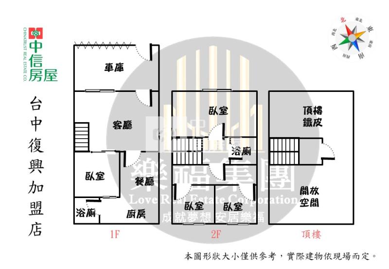 新仁商圈前院車庫孝親透天房屋室內格局與周邊環境