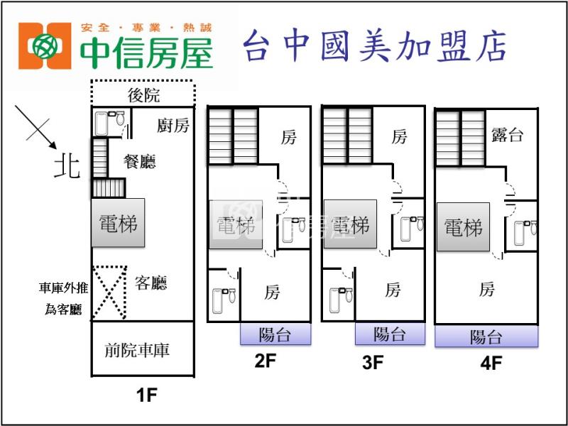 北太平八米路全新電梯別墅A房屋室內格局與周邊環境