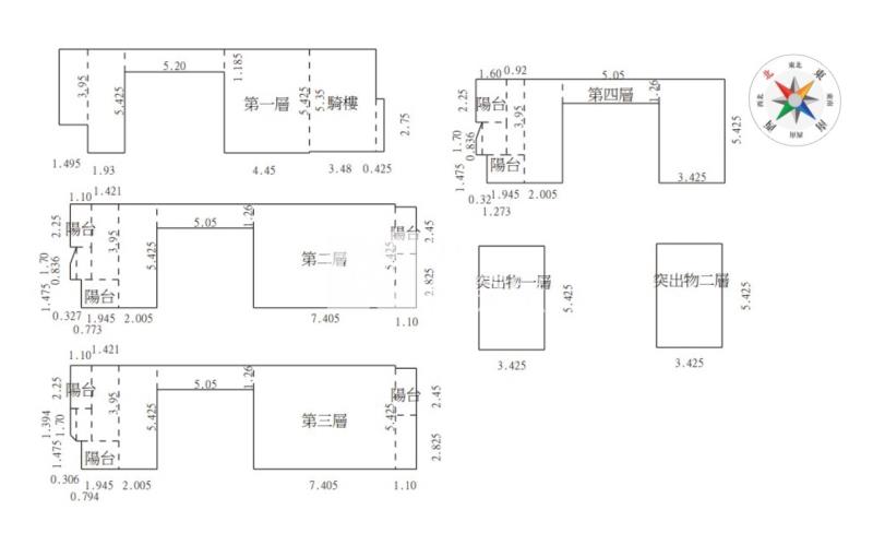 頭家厝全新電梯透套B房屋室內格局與周邊環境