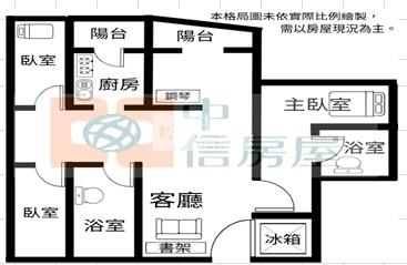 太子夏綠第景觀三房房屋室內格局與周邊環境