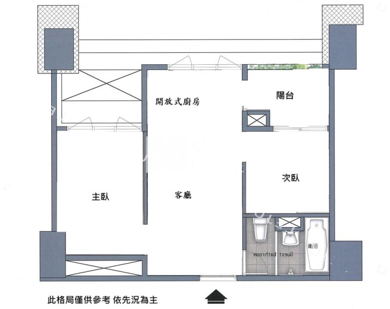 【神馬】A18高鐵站前裝潢2房車房屋室內格局與周邊環境