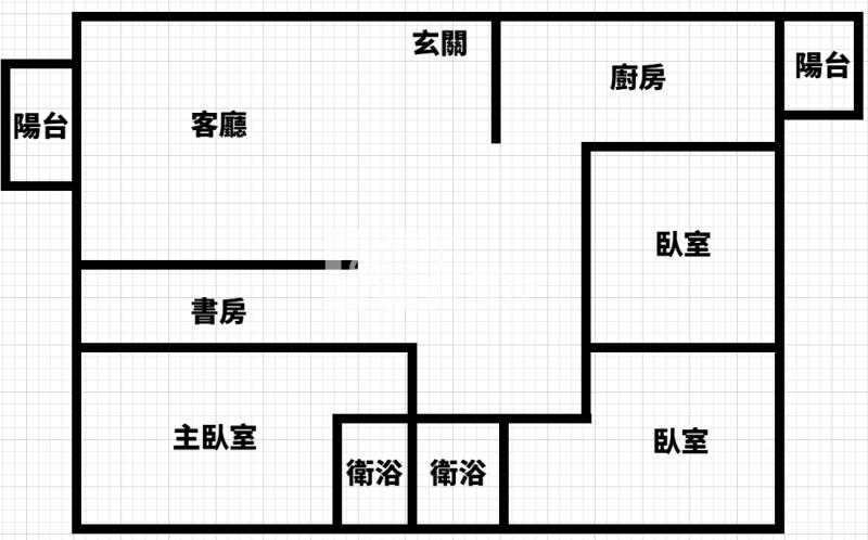 楊梅市區旁3+1房雙車位房屋室內格局與周邊環境