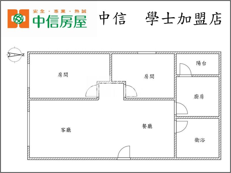 獨家★小資成家首選★南區崇倫國中(閱讀城市)兩房房屋室內格局與周邊環境