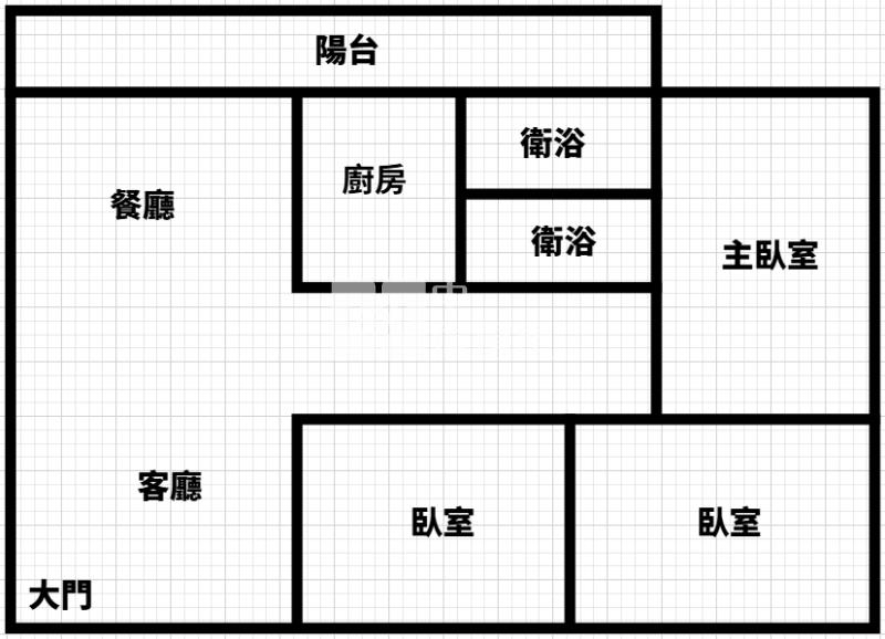龜山千禧新城二期高樓層美三房房屋室內格局與周邊環境
