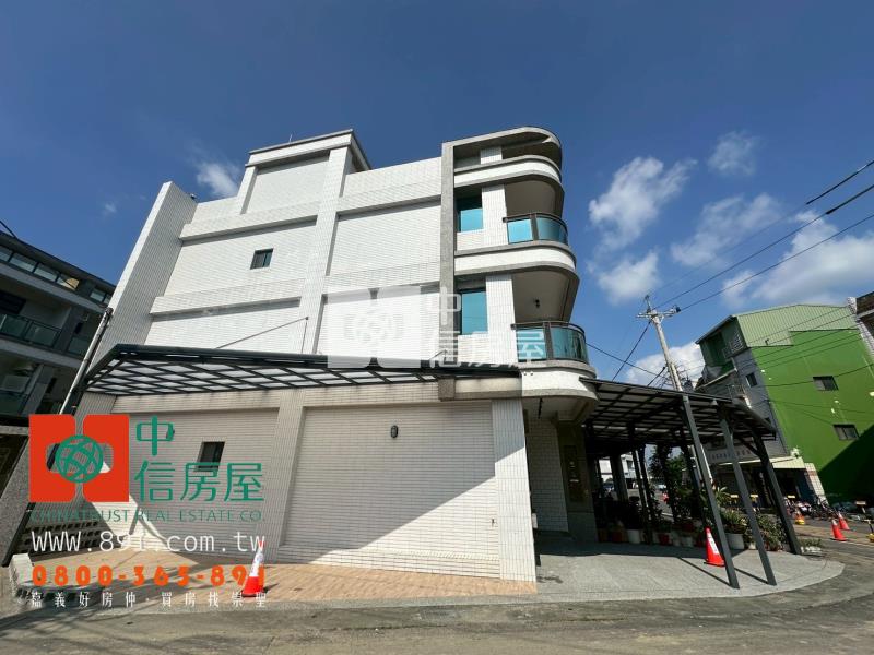 大林邊間三角窗雙車庫別墅房屋室內格局與周邊環境