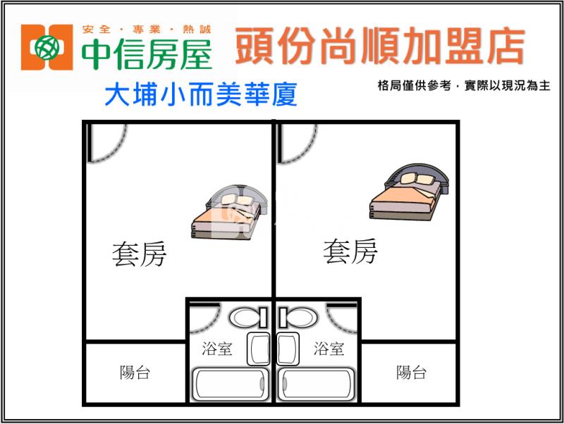大埔小而美華廈房屋室內格局與周邊環境