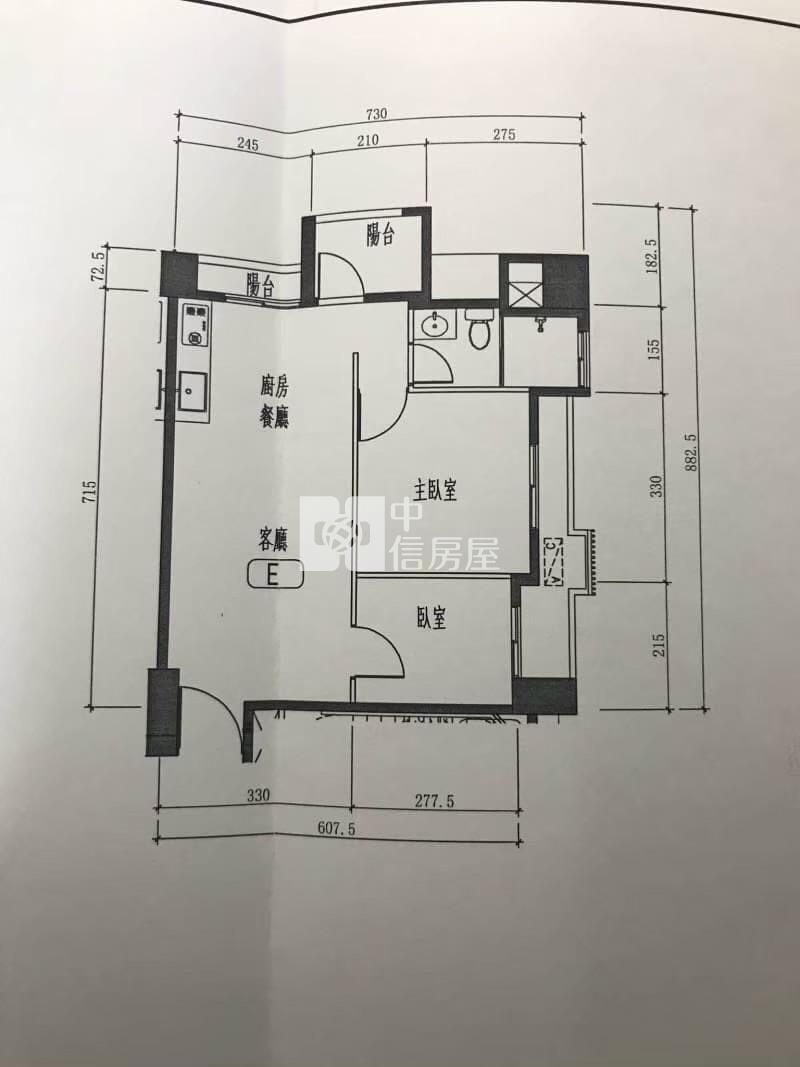 宏台松御兩房平車房屋室內格局與周邊環境