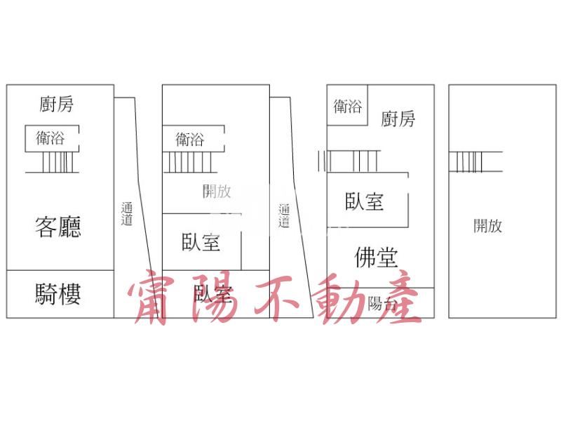鳳山中山東路面寬金店面房屋室內格局與周邊環境
