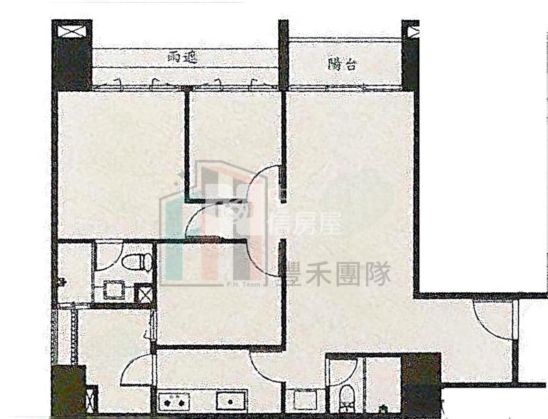 【豐禾】八德廣豐商圈高樓層景觀3房車房屋室內格局與周邊環境