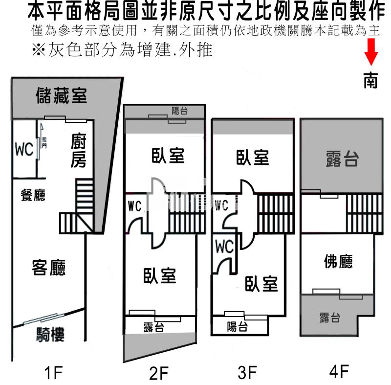 歸仁成功13年透天房屋室內格局與周邊環境